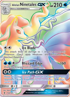 Alolan Ninetales GX - Guardians Rising