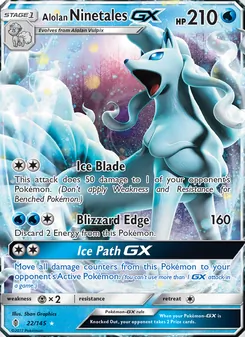 Alolan Ninetales GX - Guardians Rising