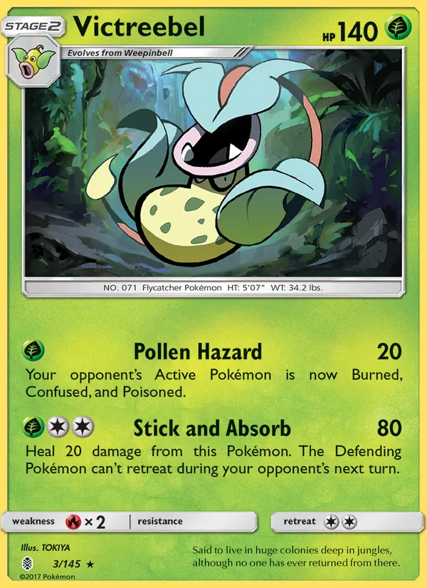 Victreebel - Guardians Rising Pokemon Card