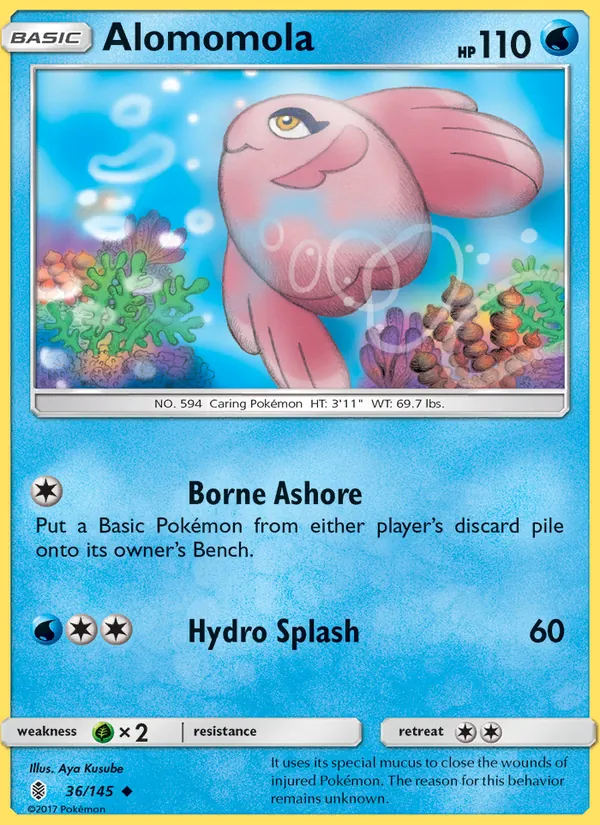 Alomomola - Guardians Rising Pokemon Card