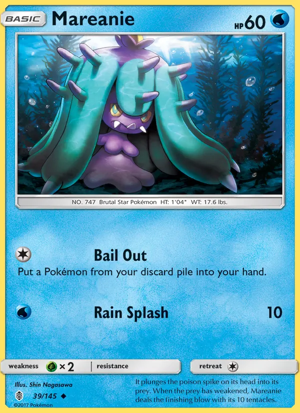 Mareanie - Guardians Rising Pokemon Card