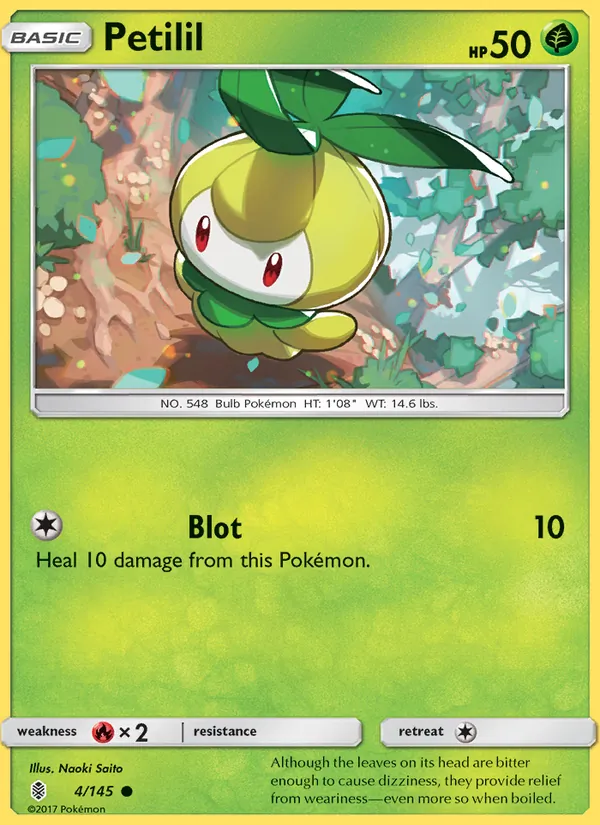 Petilil - Guardians Rising Pokemon Card