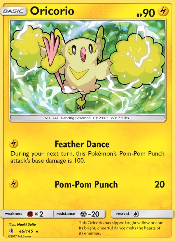 Oricorio - Guardians Rising Pokemon Card