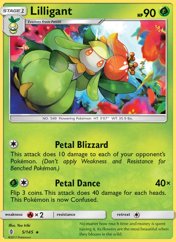 Lilligant - Guardians Rising Pokemon Card