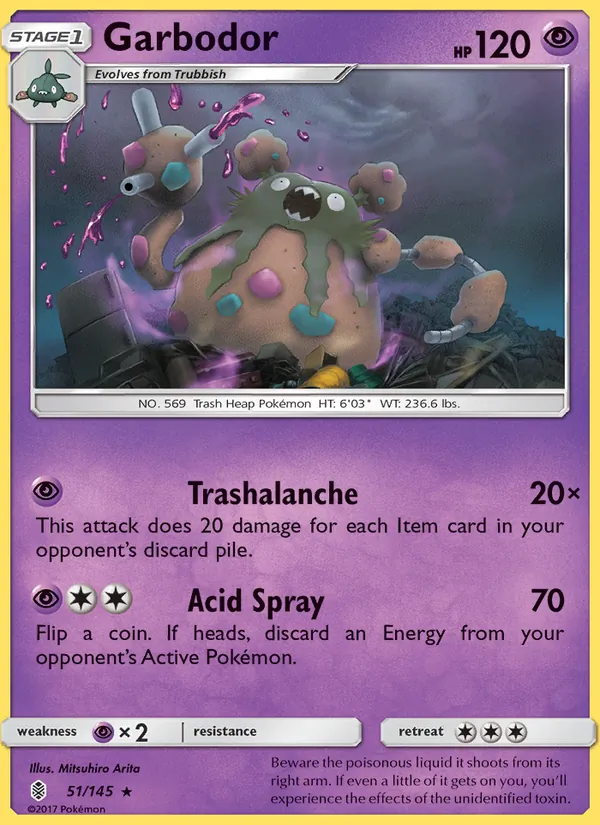 Garbodor - Guardians Rising Pokemon Card
