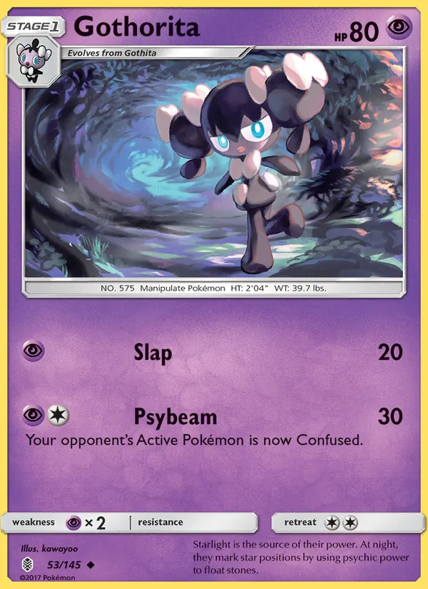 Gothorita - Guardians Rising Pokemon Card