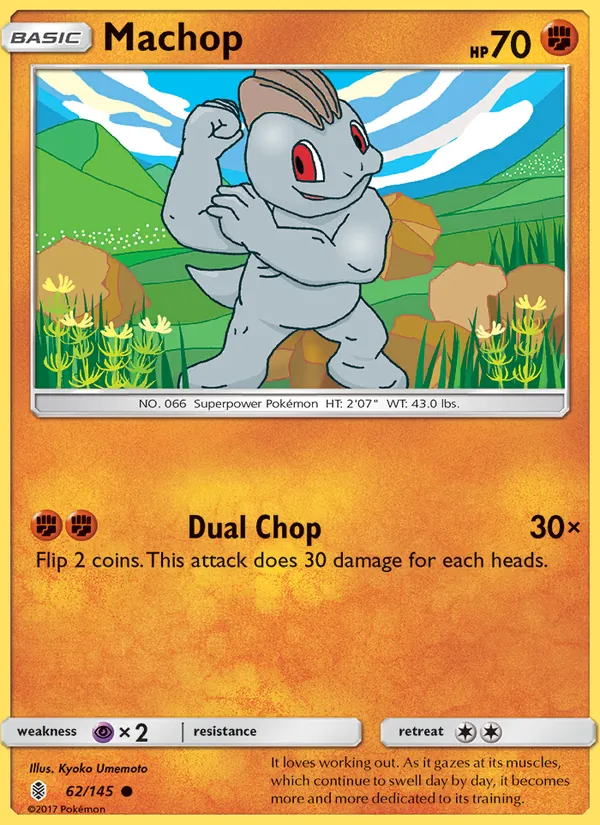 Machop - Guardians Rising Pokemon Card