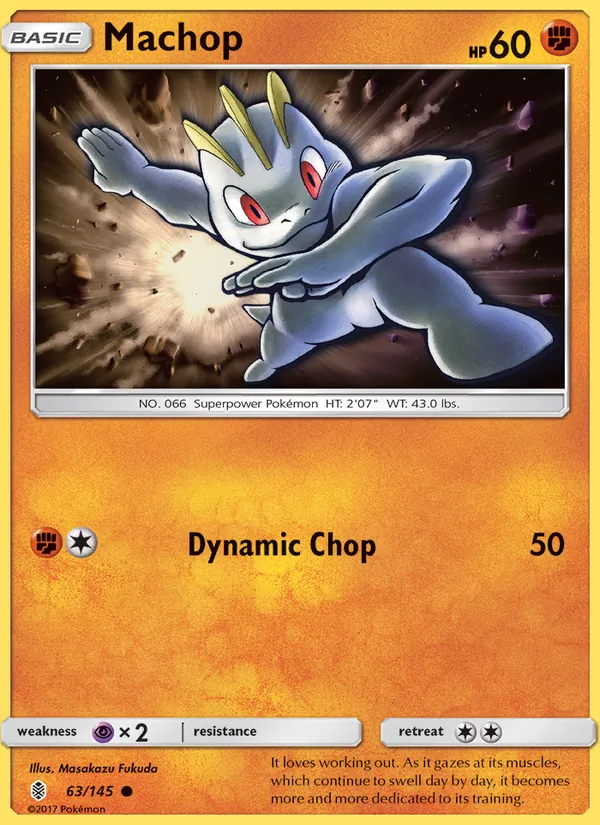 Machop - Guardians Rising Pokemon Card