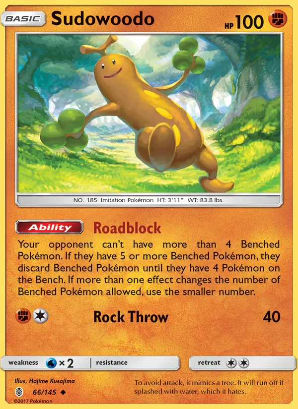 Sudowoodo - Guardians Rising Pokemon Card