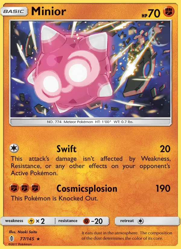 Minior - Guardians Rising Pokemon Card