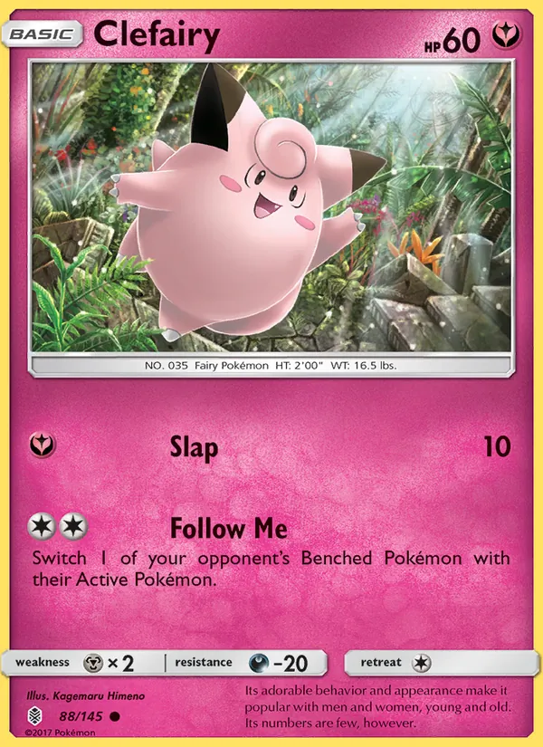 Clefairy - Guardians Rising Pokemon Card