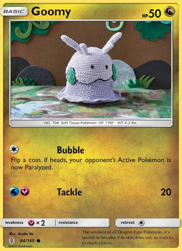 Goomy - Guardians Rising Pokemon Card