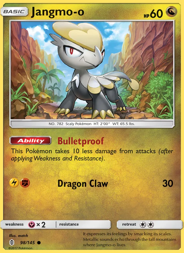 Jangmo-o - Guardians Rising Pokemon Card