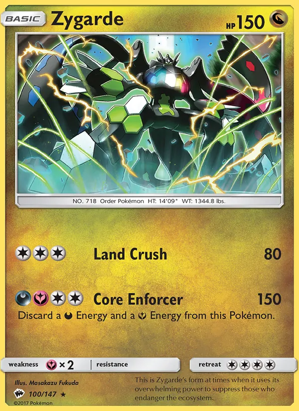 Zygarde - Burning Shadows Pokemon Card