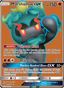 Marshadow GX - Burning Shadows