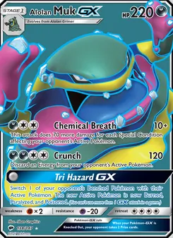 Alolan Muk GX - Burning Shadows