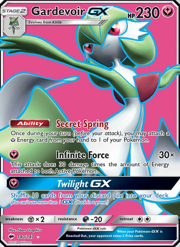 Gardevoir GX - Burning Shadows Pokemon Card