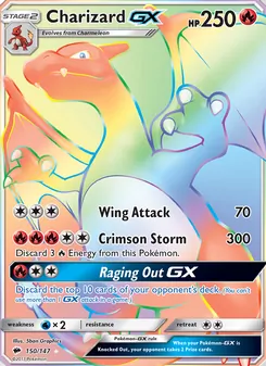 Charizard GX - Burning Shadows