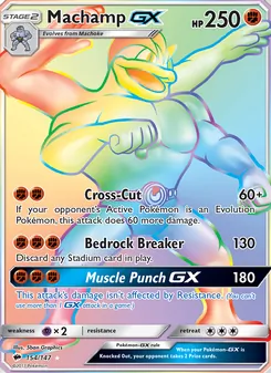 Machamp GX - Burning Shadows