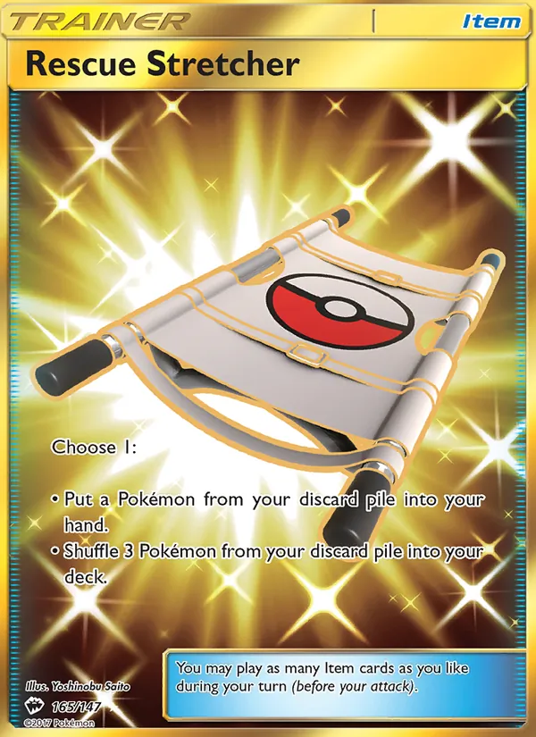 Rescue Stretcher - Burning Shadows Pokemon Card