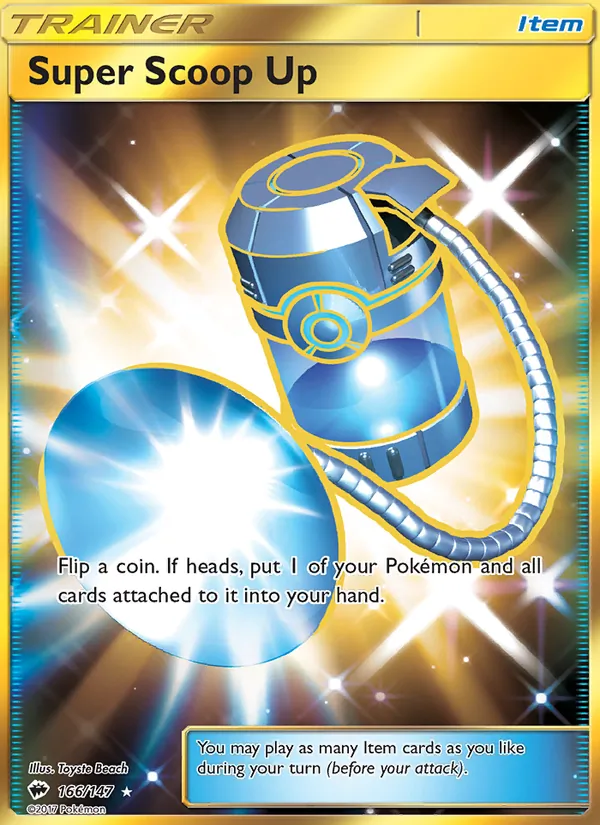 Super Scoop Up - Burning Shadows Pokemon Card
