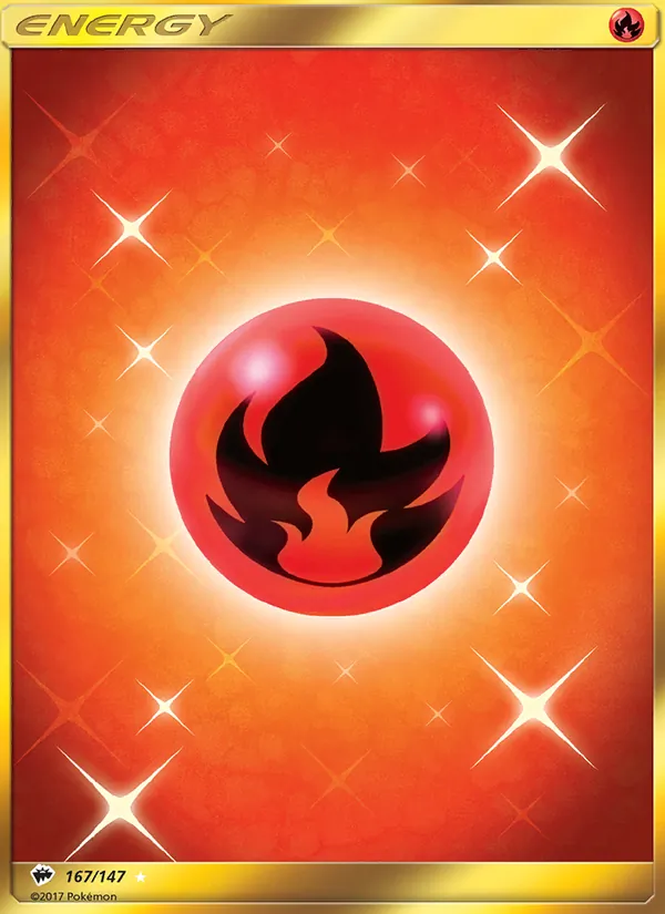Fire Energy - Burning Shadows Pokemon Card