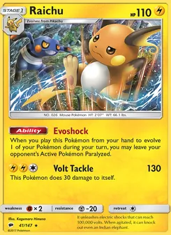 Raichu - Burning Shadows