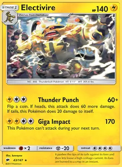 Electivire - Burning Shadows