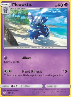 Meowstic - Burning Shadows