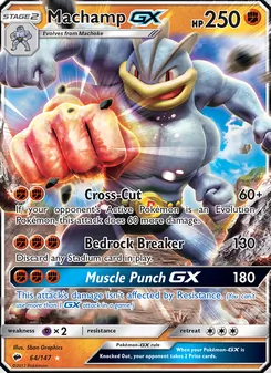 Machamp GX - Burning Shadows