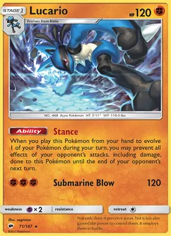 Lucario - Burning Shadows