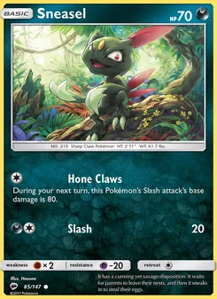 Sneasel - Burning Shadows