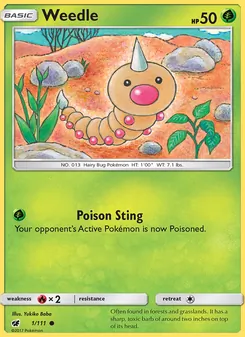Weedle - Crimson Invasion