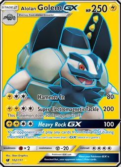 Alolan Golem GX - Crimson Invasion