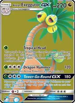 Alolan Exeggutor GX - Crimson Invasion