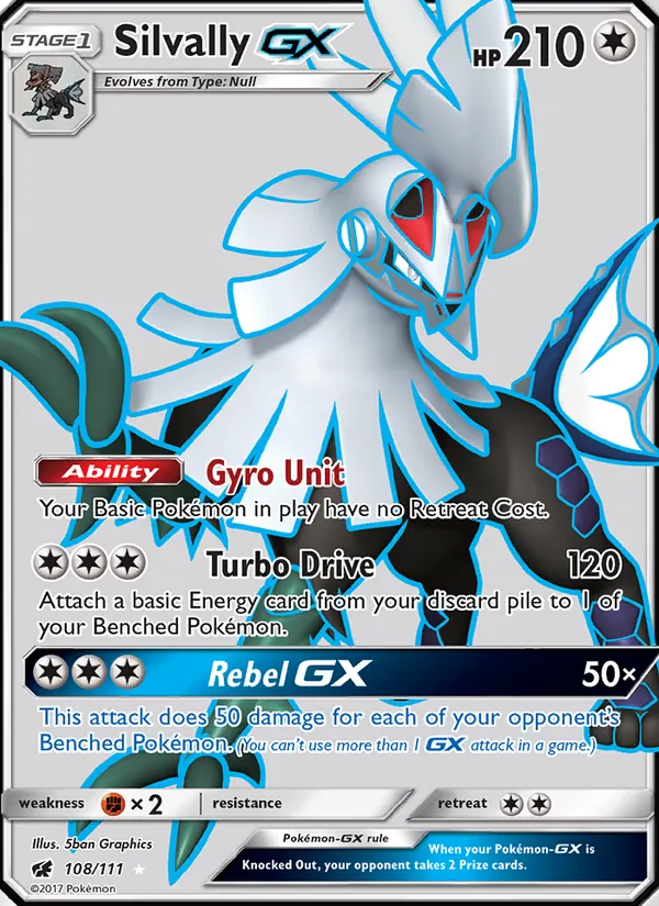 Silvally GX - Crimson Invasion Pokemon Card