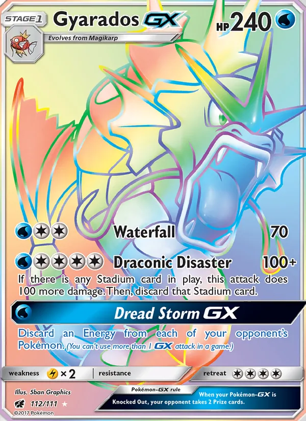 Gyarados GX - Crimson Invasion Pokemon Card
