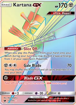 Kartana GX - Crimson Invasion