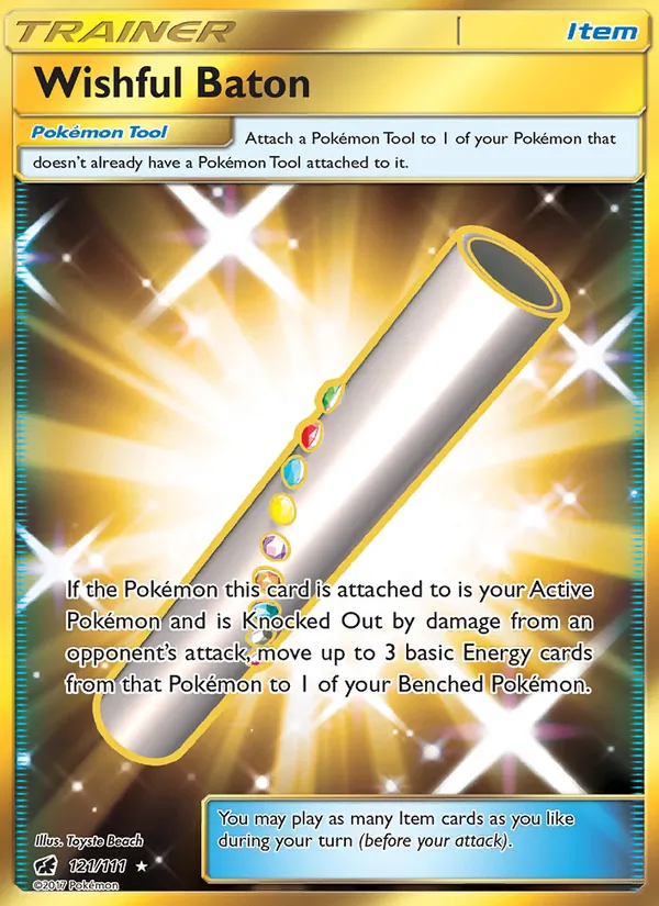 Wishful Baton - Crimson Invasion Pokemon Card