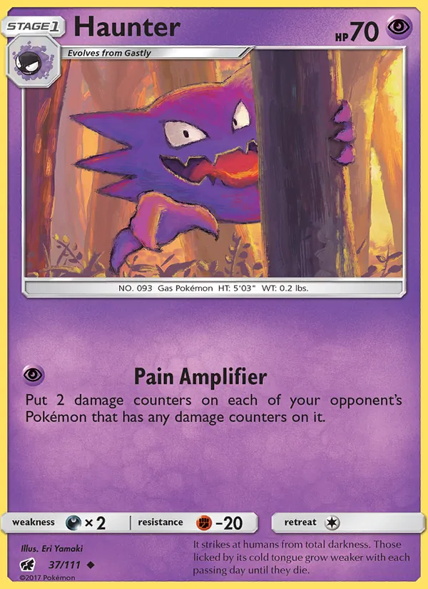 Haunter - Crimson Invasion Pokemon Card