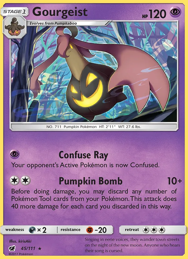Gourgeist - Crimson Invasion Pokemon Card