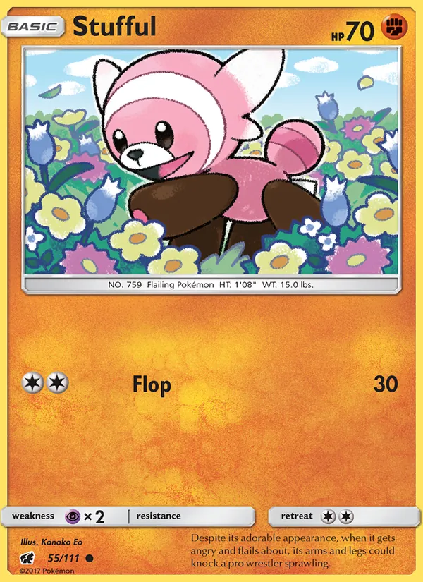Stufful - Crimson Invasion Pokemon Card