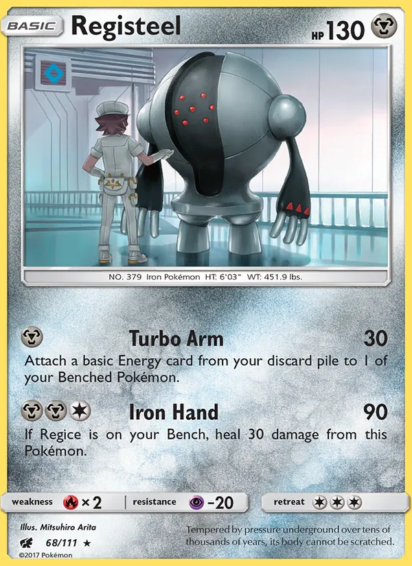 Registeel - Crimson Invasion Pokemon Card