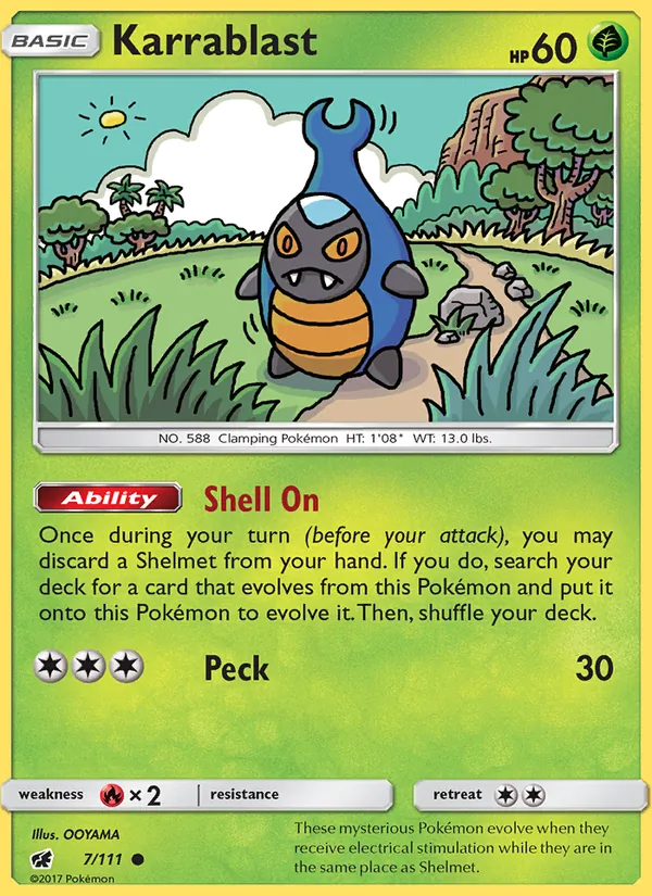 Karrablast - Crimson Invasion Pokemon Card