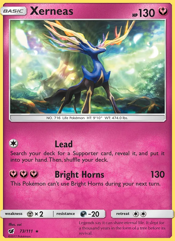 Xerneas - Crimson Invasion Pokemon Card