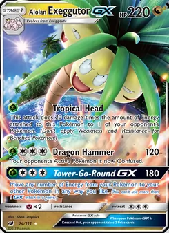 Alolan Exeggutor GX - Crimson Invasion