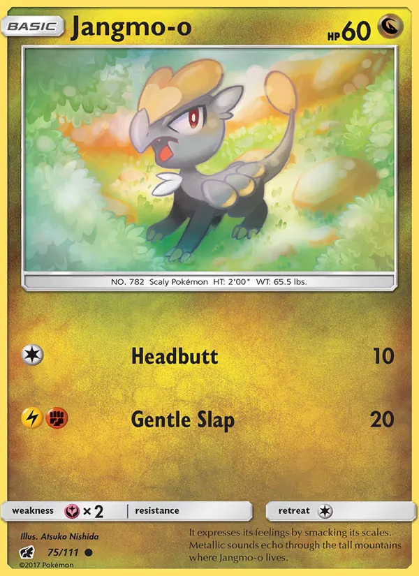 Jangmo-o - Crimson Invasion Pokemon Card