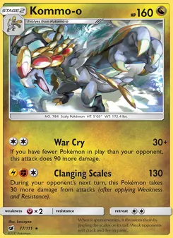 Kommo-o - Crimson Invasion