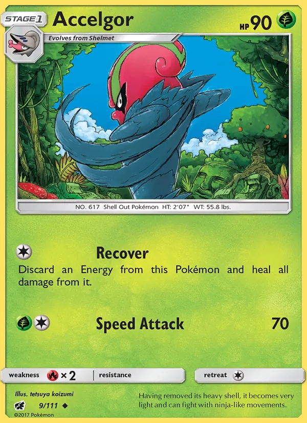 Accelgor - Crimson Invasion Pokemon Card