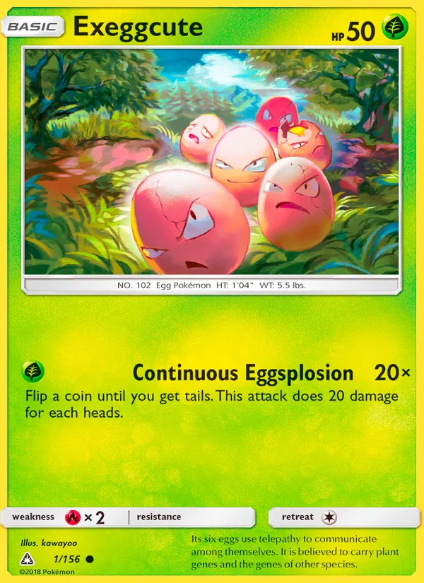 Exeggcute - Ultra Prism Pokemon Card